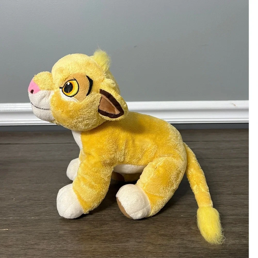 Disney Lion King Young Simba‎ Plush Stuffed Animal Toy Yellow Cub Kid's